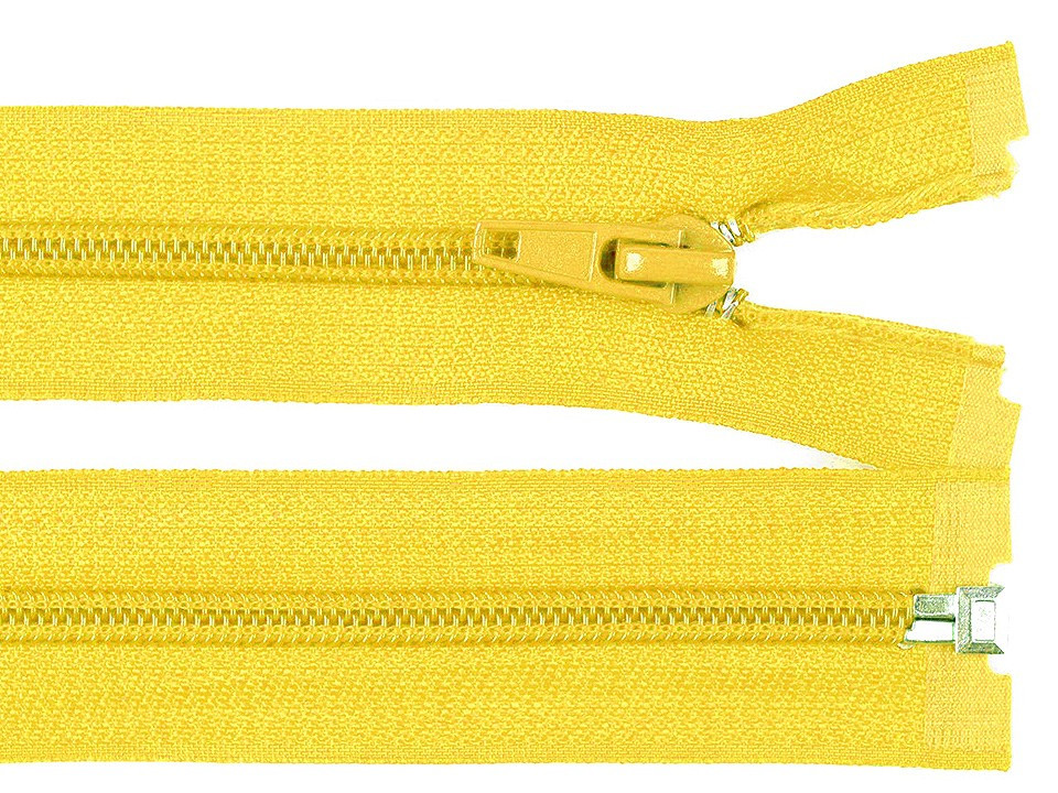 Spirálový zip No 5 délka 75 cm bundový POL, barva 110 žlutá