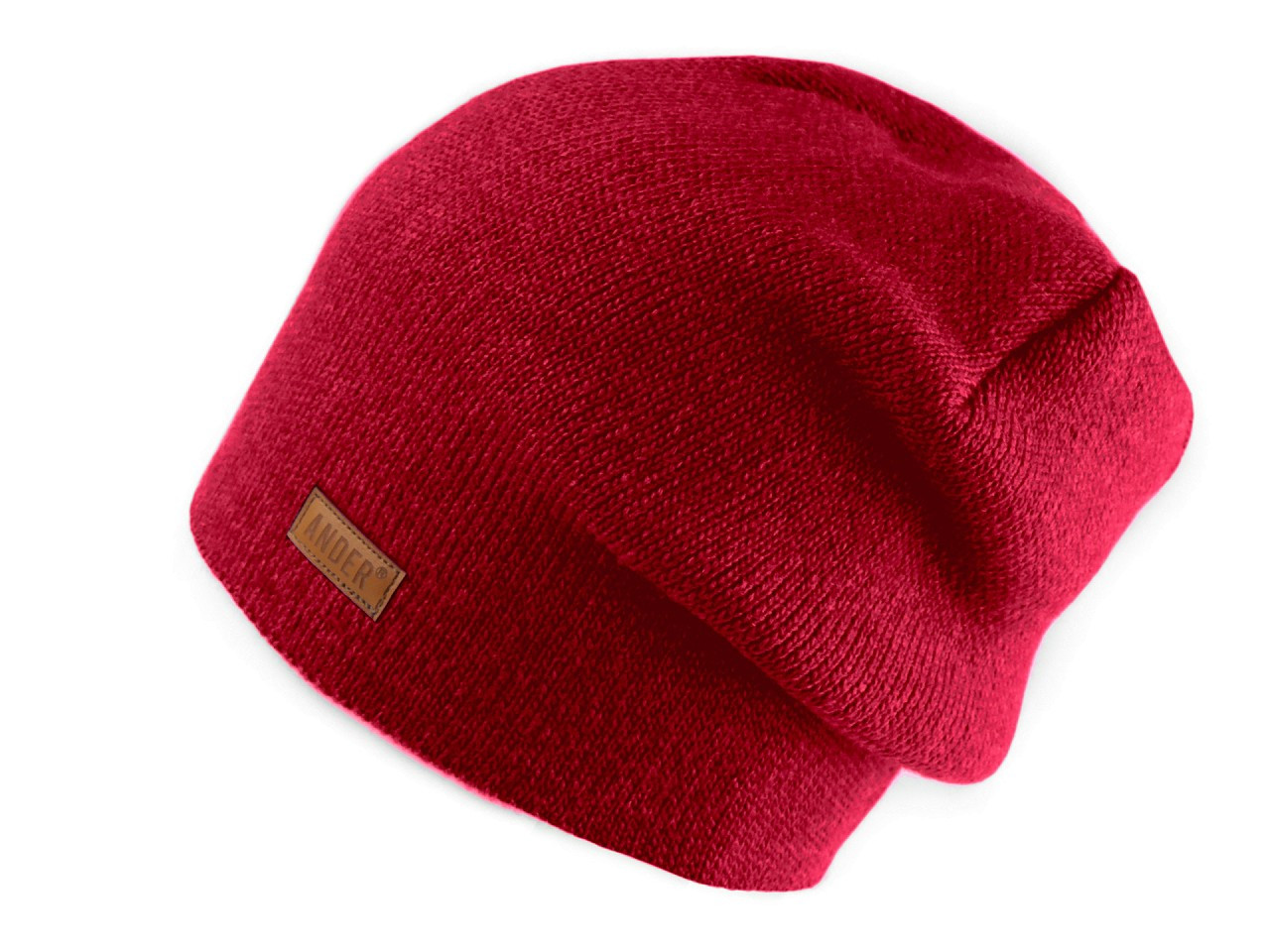 Zimní čepice unisex, barva 6 červená
