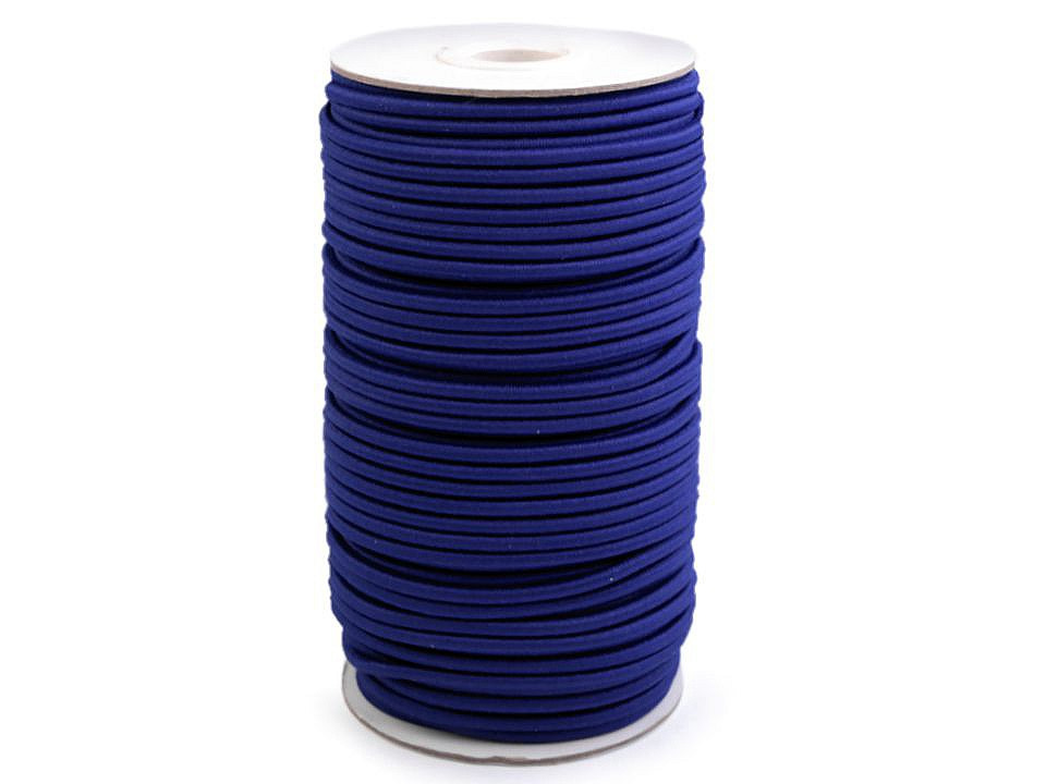 Kulatá pruženka Ø3 mm, barva 220 modrá kobaltová