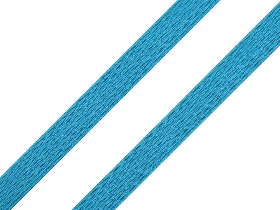 Prádlová pruženka šíře 7 mm, barva 4712 modrá tyrkys