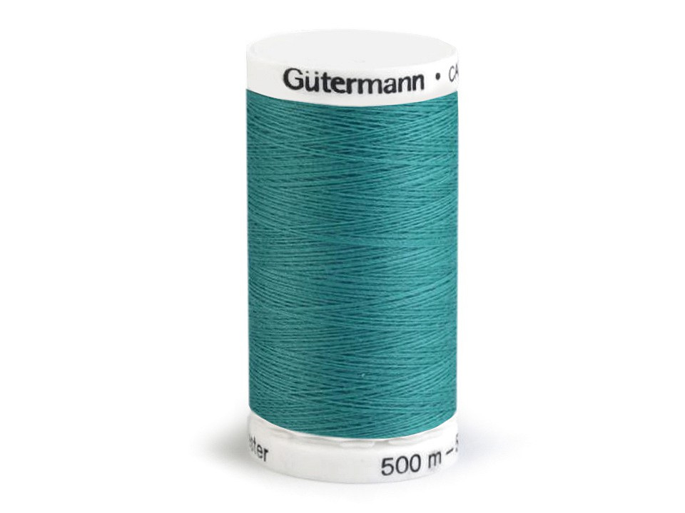Polyesterové nitě návin 500 m Gütermann, barva 107 Cadmium Green