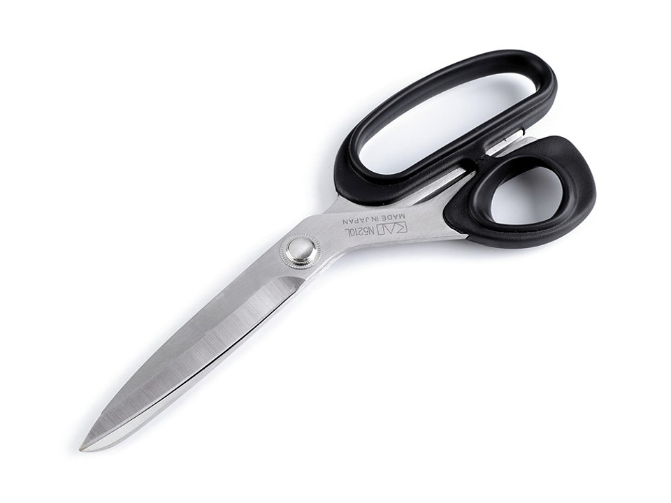 Fotografie Krejčovské nůžky KAI pro leváky délka 21 cm, barva černá