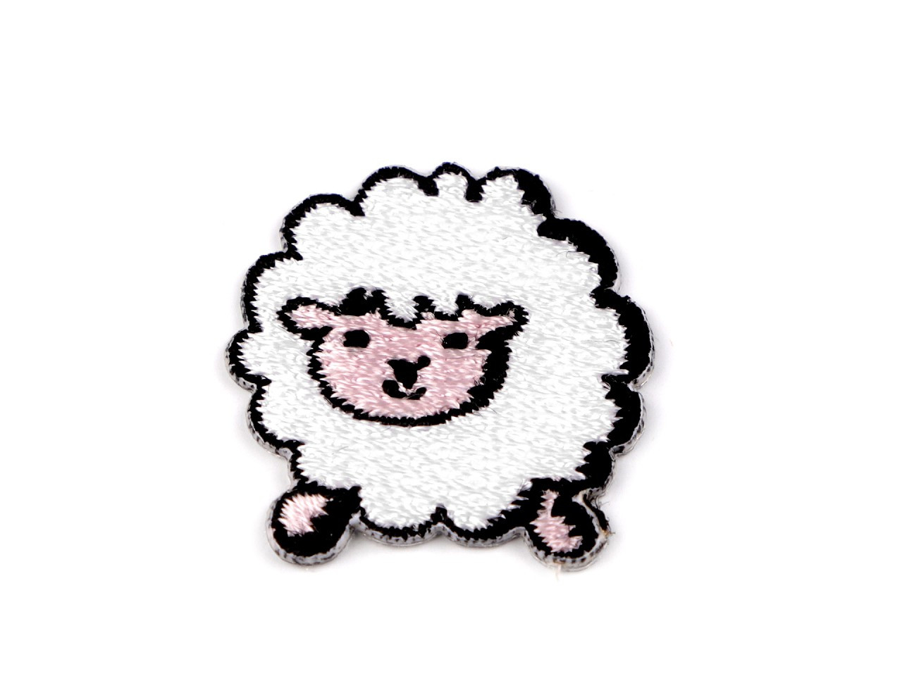 Nažehlovačka zvířata, barva 1 bílá ovečka