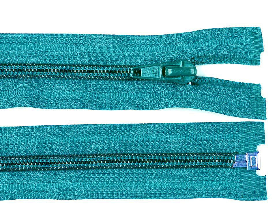 Spirálový zip No 5 délka 70 cm bundový POL, barva 208 modrá sytá světlá