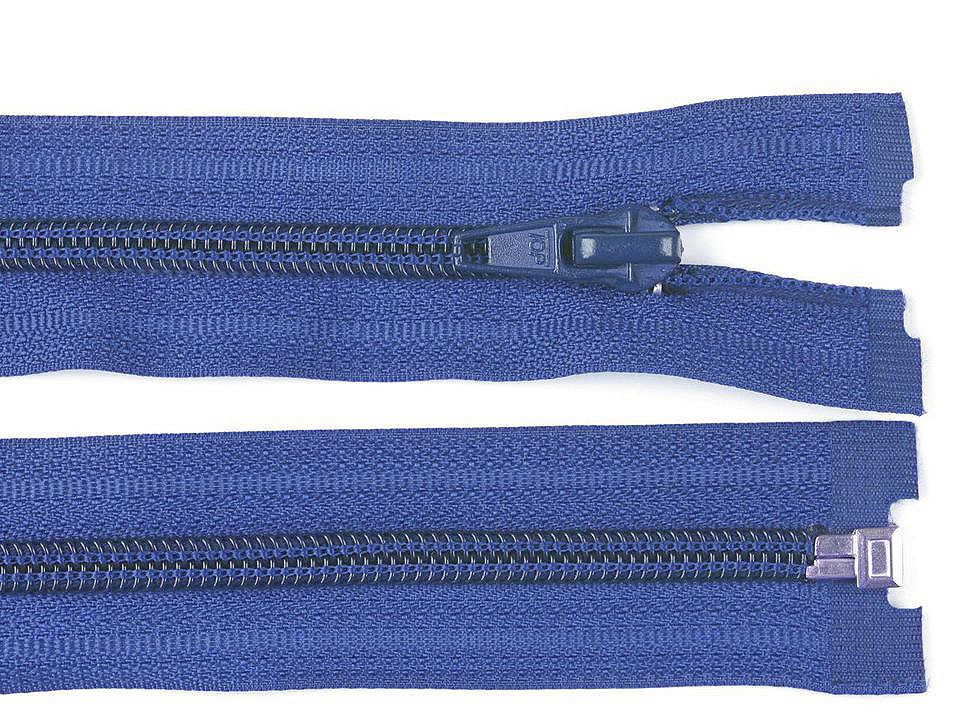 Spirálový zip No 5 délka 60 cm bundový POL, barva 340 modrá královská