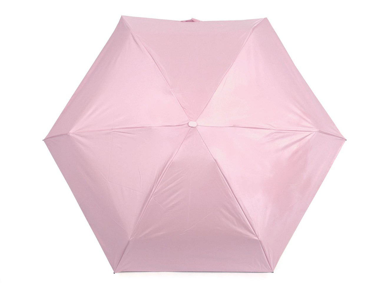 Skládací mini deštník s pevným pouzdrem, barva 4 béžová světlá