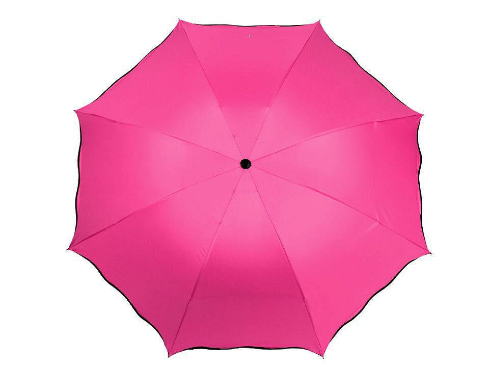 Dámský skládací deštník kouzelný, barva 2 růžová malinová
