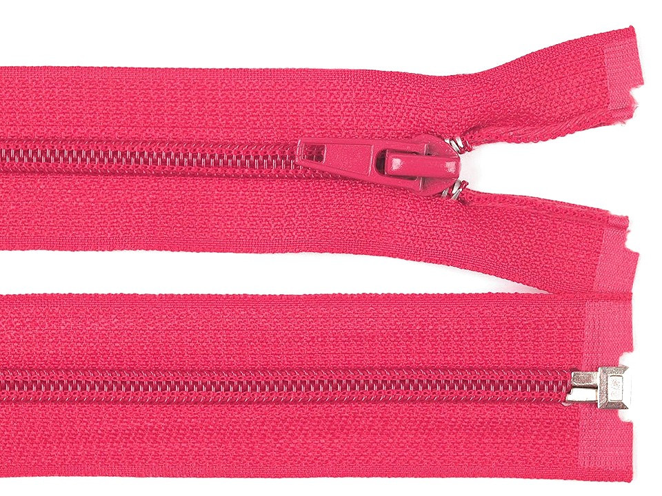 Spirálový zip šíře 5 mm délka 55 cm bundový POL, barva 145 pink