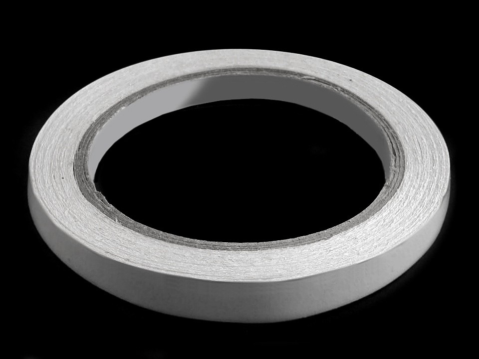 Oboustranná lepicí páska šíře 8 mm, 10 mm, 12 mm, barva 3 (12 mm) transparent