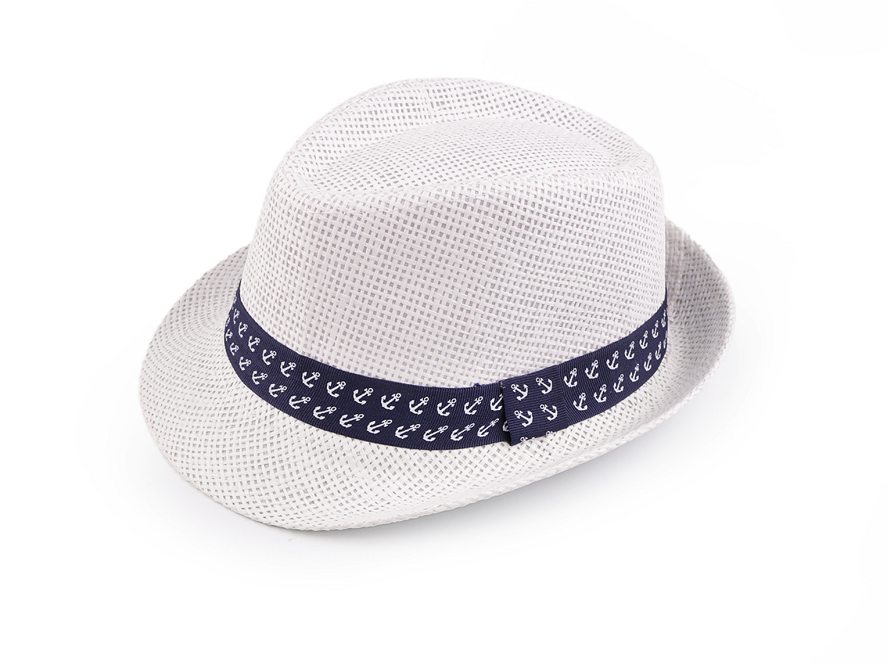 Dětský letní klobouk / slamák, barva 10 (52 cm) bílá