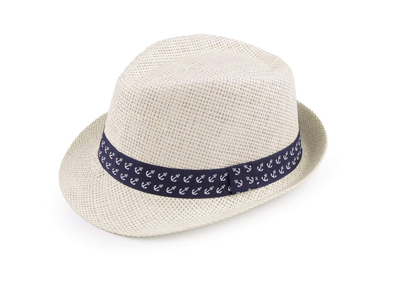 Dětský letní klobouk / slamák, barva 11 (52 cm) režná světlá