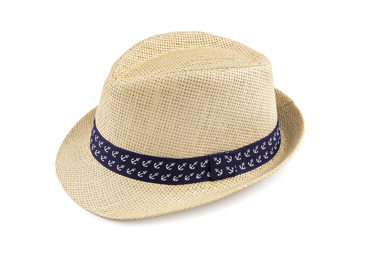 Dětský letní klobouk / slamák, barva 15 (54 cm) přírodní