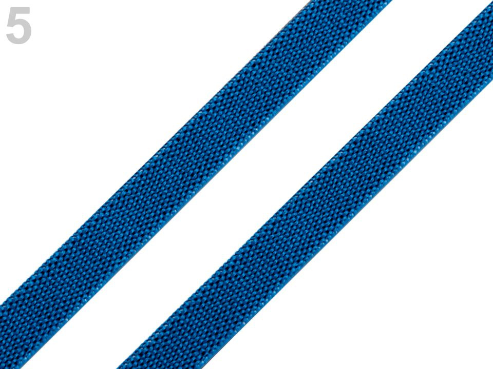 Pruženka měkká šíře 8 mm, barva 5 modrá