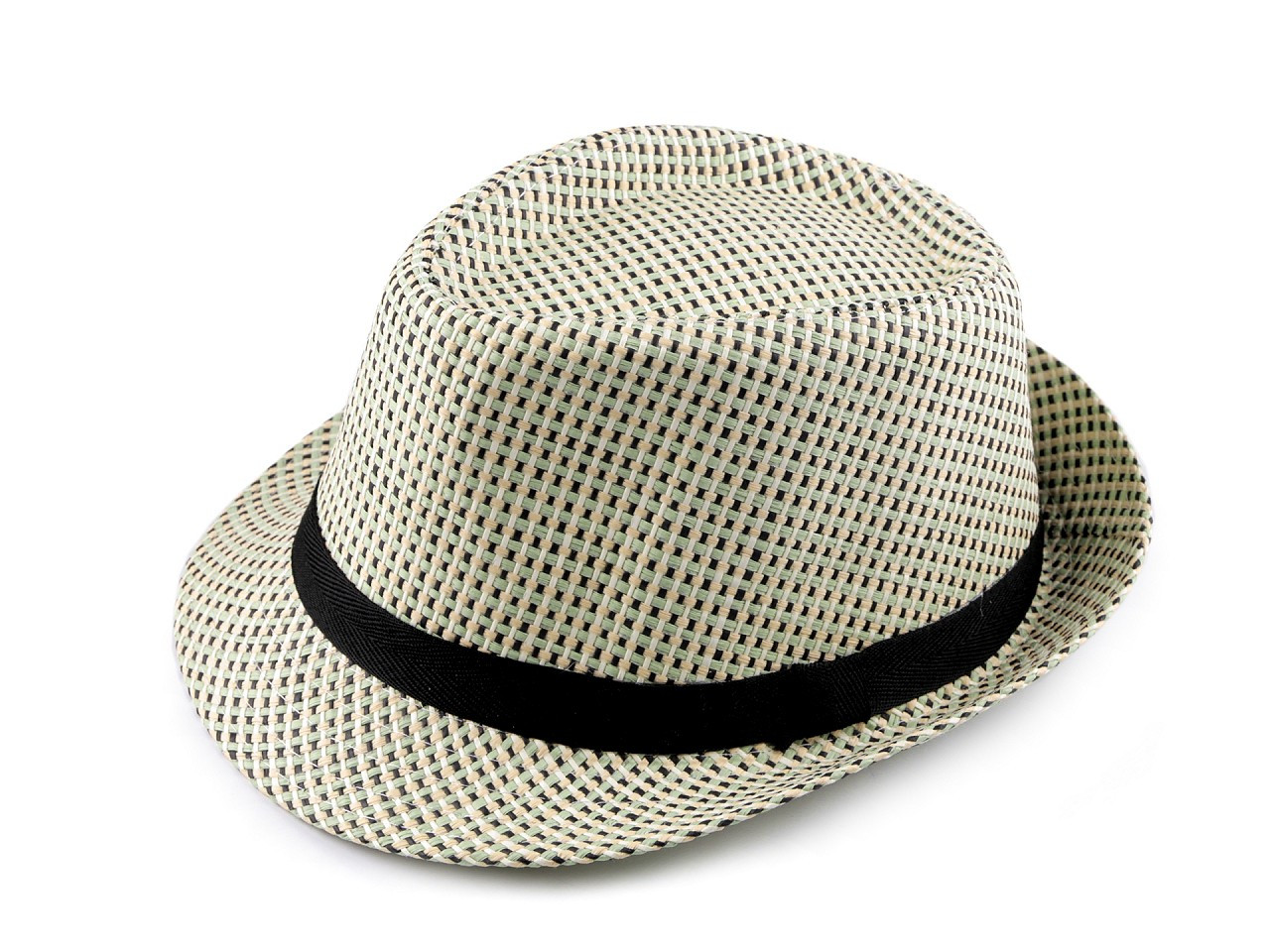 Letní klobouk / slamák unisex, barva 6 (vel. 59) mint