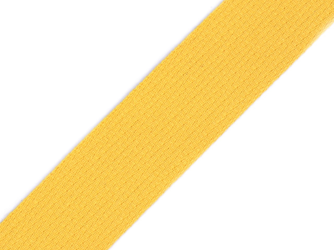Bavlněný popruh šíře 30 mm, barva 4202 žlutá žloutková