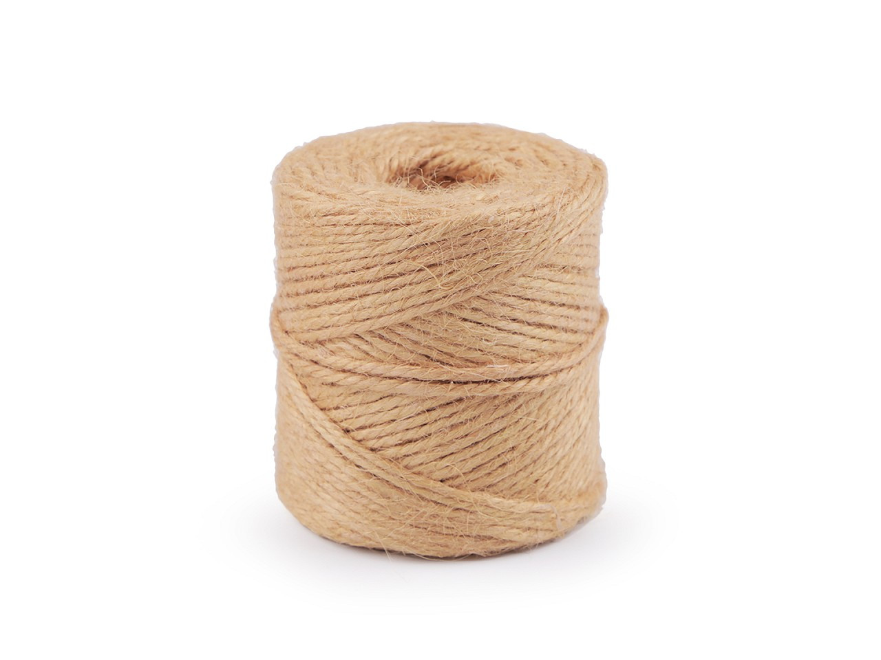 Jutový provázek Ø2 mm k pletení a háčkování 100 g, barva 3 (05) přírodní stř.