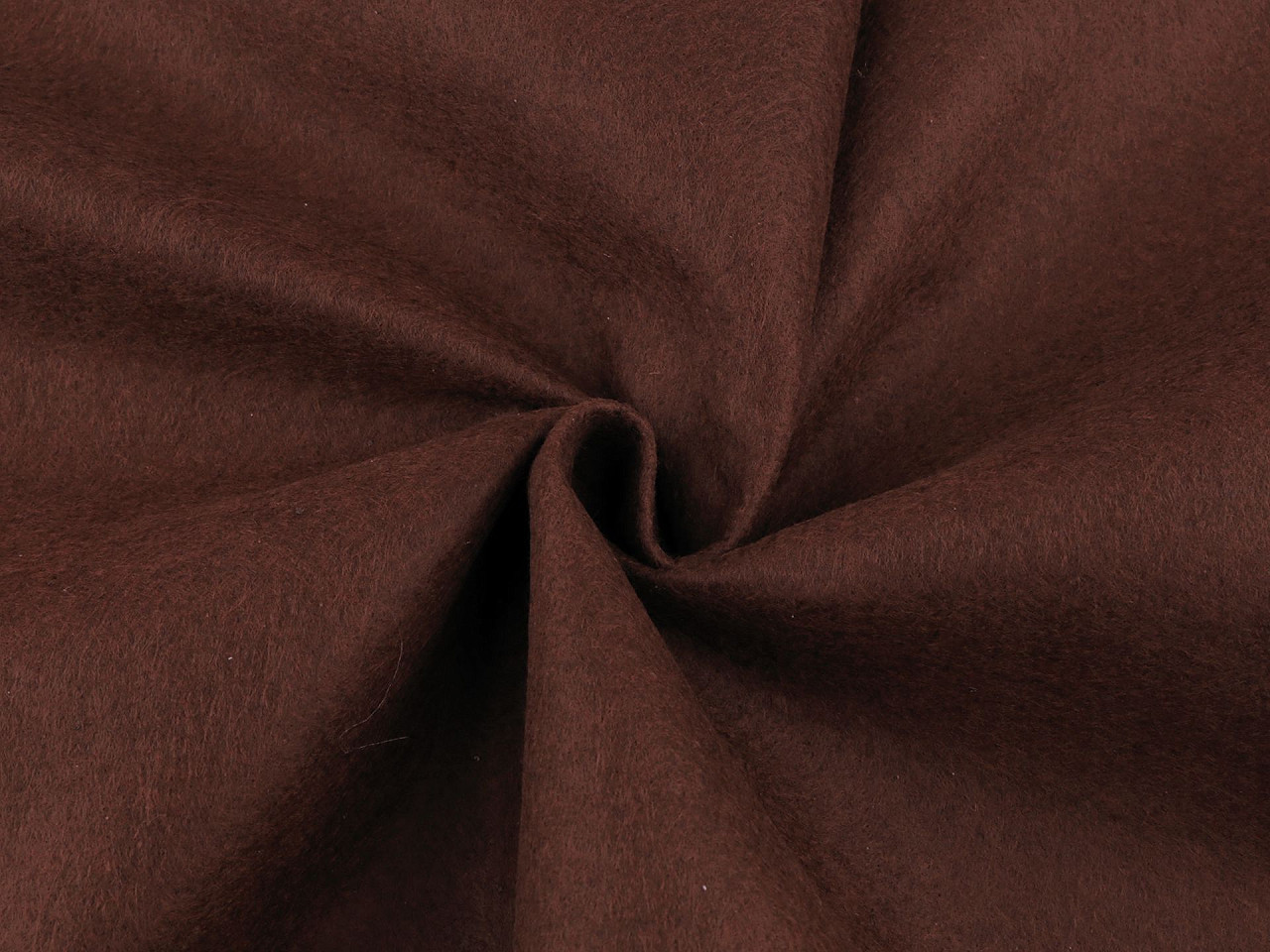 Filc / plsť metráž tloušťka 1,4 mm, barva 26 hnědá čokoládová