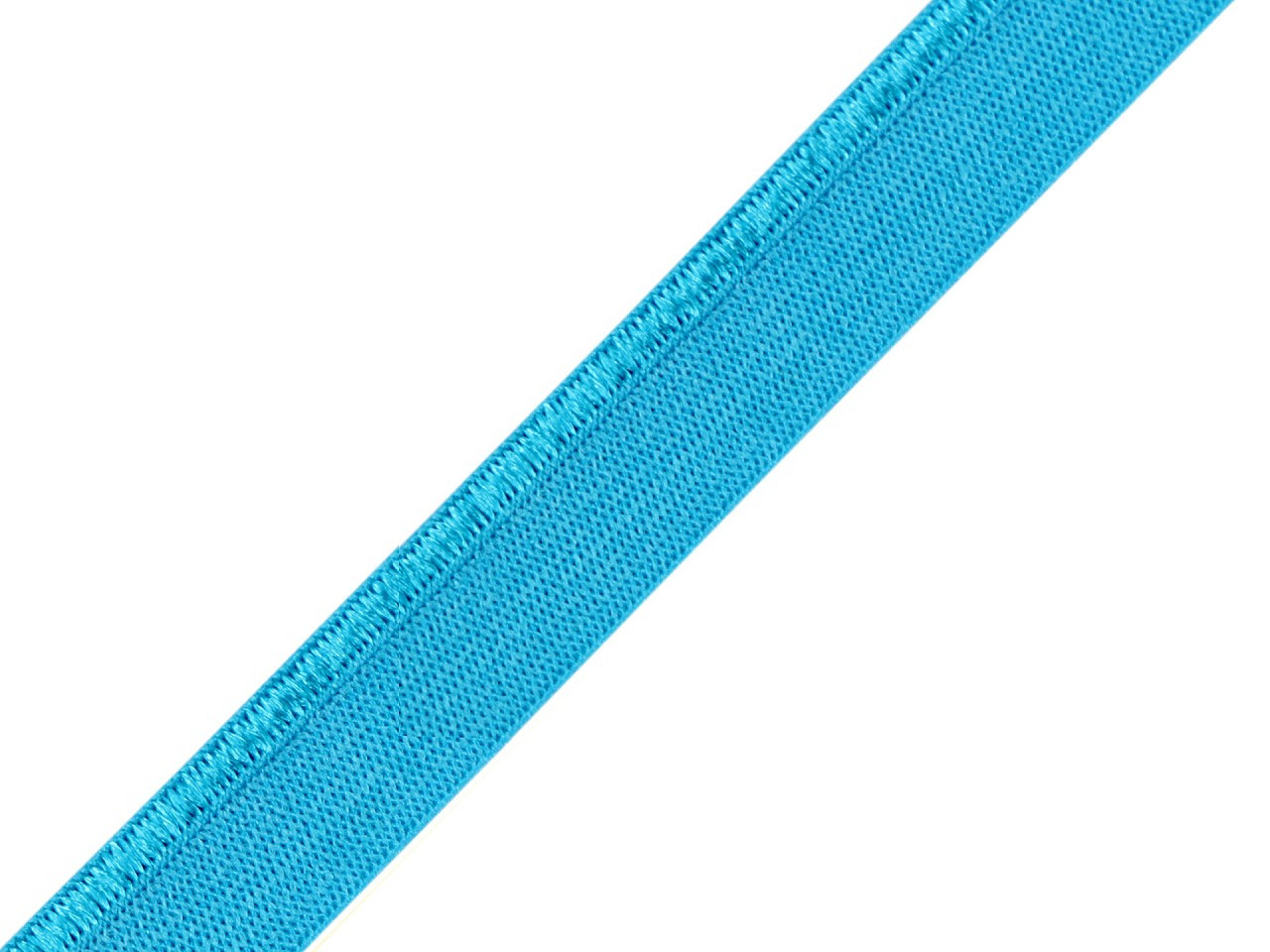 Lemovací pruženka / ramínková šíře 11 mm s výpustkem, barva 12 (47) modrá azuro