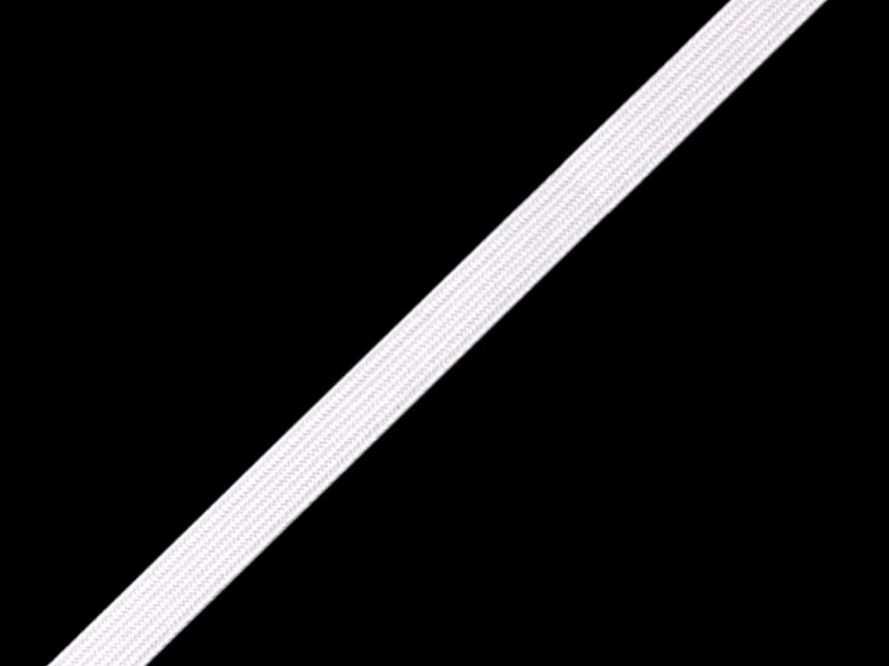 Fotografie Prádlová pruženka šíře 5 mm, barva bílá