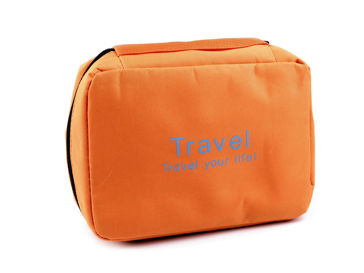 Kosmetická taška / závěsný organizér 16x22 cm, barva 1 oranžová