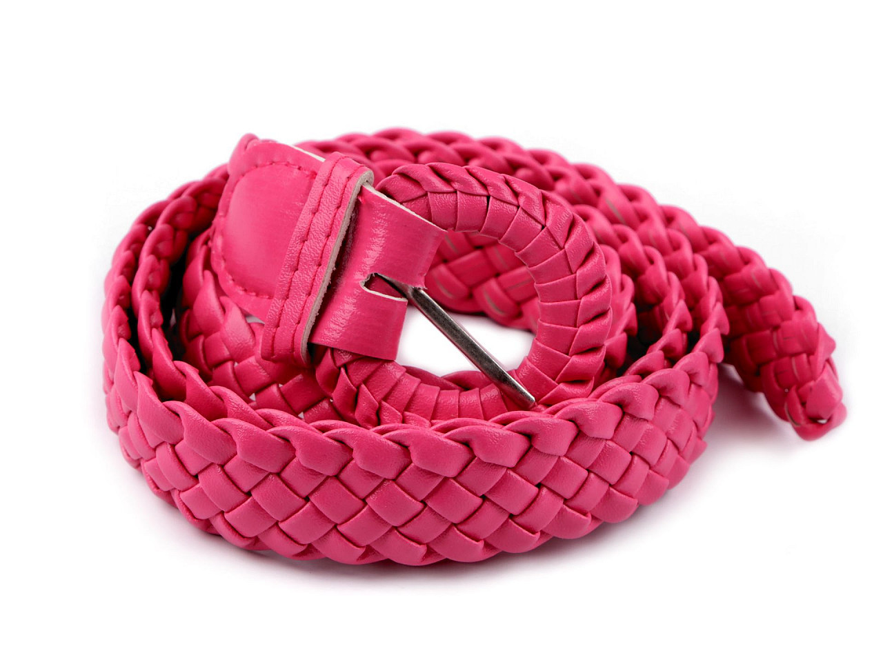 Dámský / dívčí pásek proplétaný, barva 2 pink