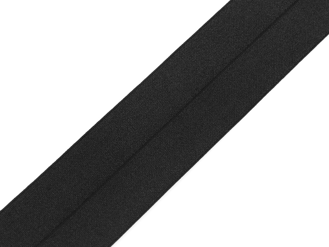 Lemovací pruženka půlená šíře 40 mm, barva 2 černá