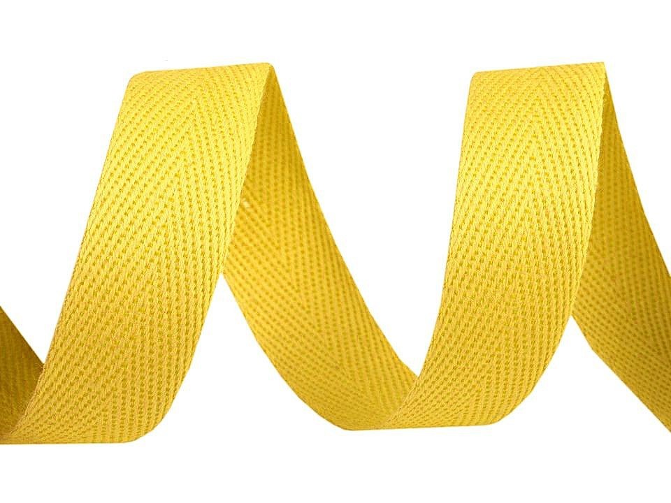 Keprovka - tkaloun šíře 16 mm, barva 4202 žlutá