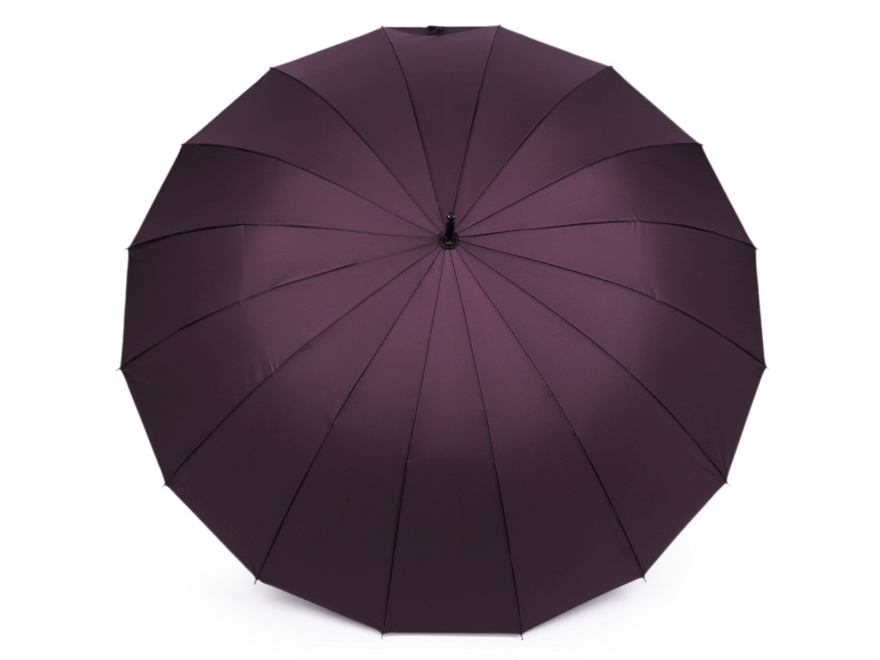 Velký rodinný deštník s dřevěnou rukojetí, barva 2 amarant