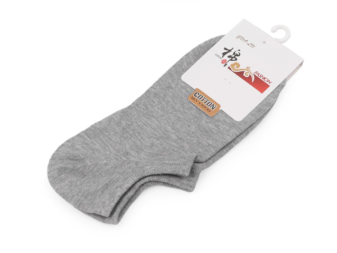 Bavlněné ponožky do tenisek unisex, barva 3 šedá