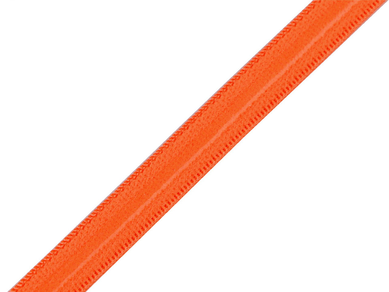 Pruženka šíře 10 mm se silikonem, barva 3 oranžová