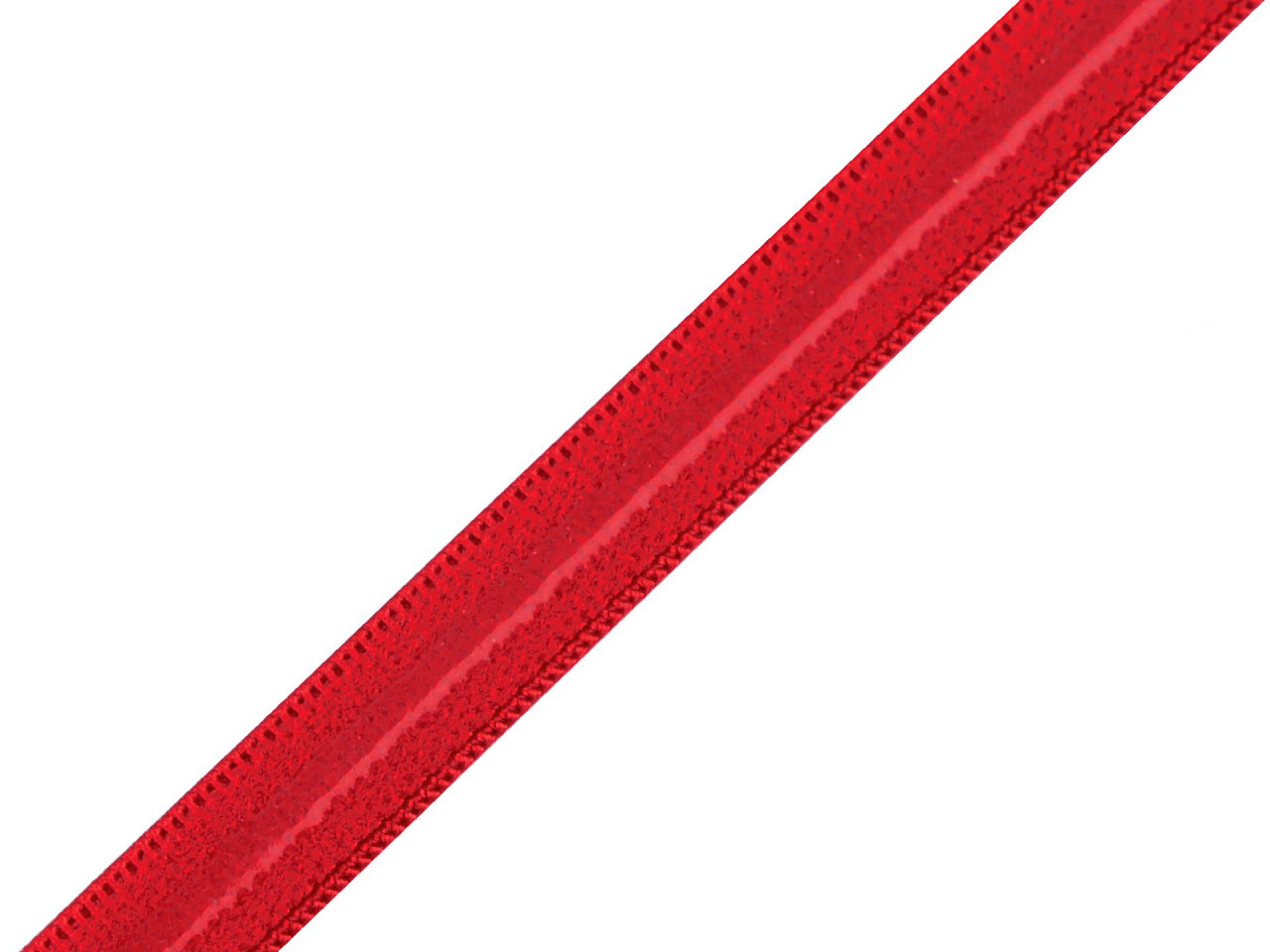 Pruženka šíře 10 mm se silikonem, barva 4 červená