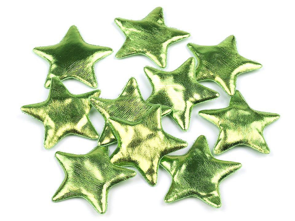 Hvězda Ø45 mm, barva 4 zelená travní sv.