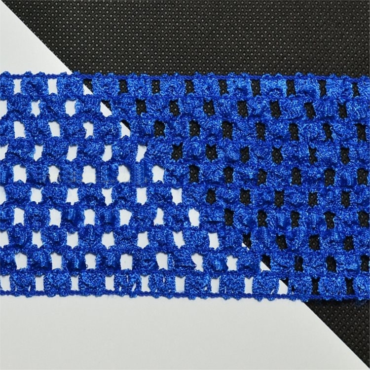 Síťovaná pruženka šíře 7 cm pro výrobu tutu sukýnek DAM, barva modrá