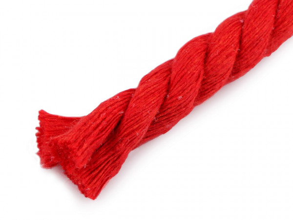 Bavlněná šňůra kroucená Ø12 mm macrame