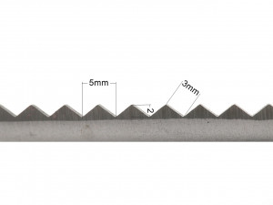 Nůžky entlovací délka 24 cm obloučky / zoubky