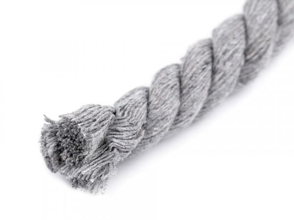 Bavlněná šňůra kroucená Ø12 mm macrame