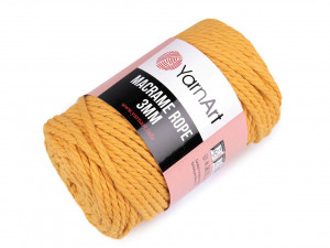 Pletací příze Macrame Rope Ø3 mm 250 g rozčesávací