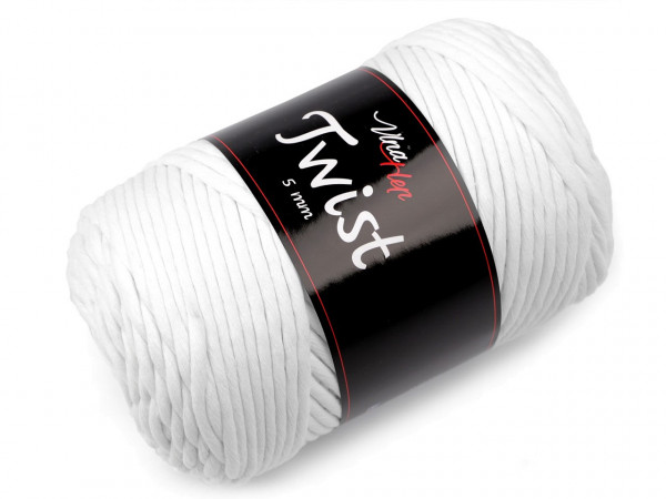 Bavlněná pletací příze Twist macrame 500 g rozčesávací