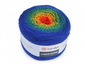 Pletací příze Flowers merino 225 g