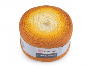 Pletací příze Flowers merino 225 g