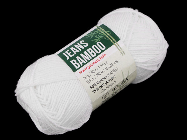 Pletací příze Jeans Bamboo 50 g