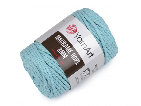 Pletací příze Macrame Rope Ø3 mm 250 g rozčesávací