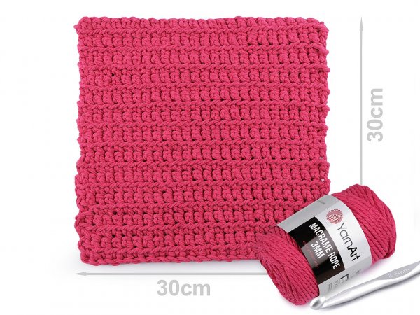 Pletací příze Macrame Rope Ø3 mm 250 g rozčesávací