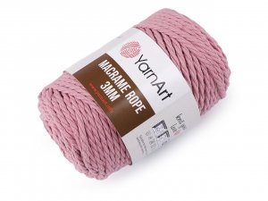 Pletací příze Macrame Rope Ø3 mm 250 g rozčesávací