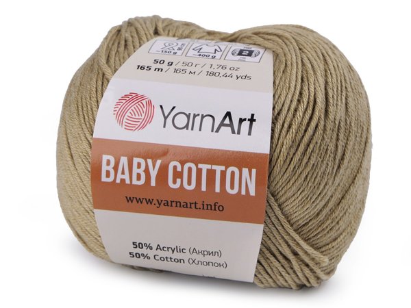 Pletací příze Baby Cotton 50 g