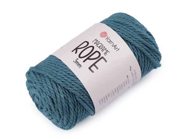 Pletací příze Macrame Rope Ø3 mm 250 g rozčesávací