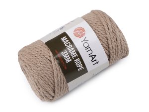 Pletací příze Macrame Rope Ø3 mm 250 g rozčesávací