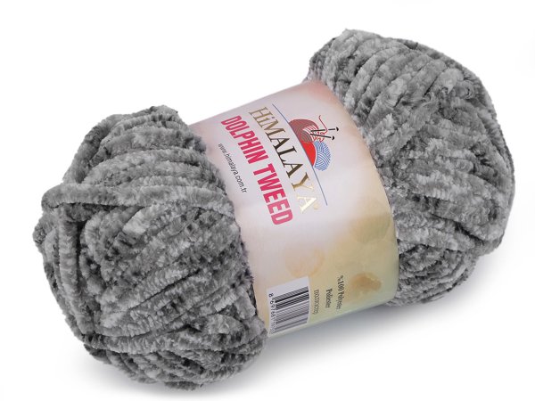 Pletací žinylková příze Dolphin Tweed 100 g