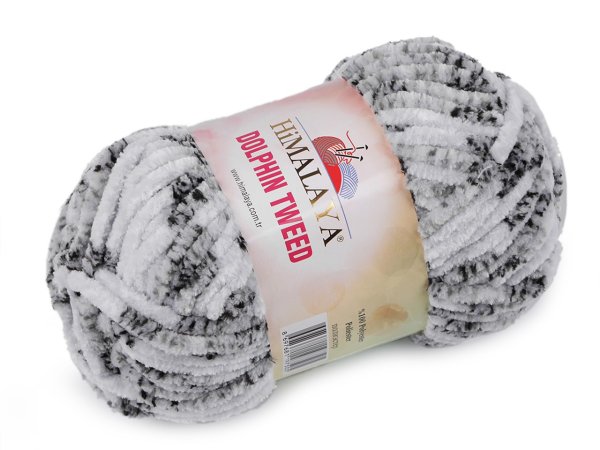 Pletací žinylková příze Dolphin Tweed 100 g