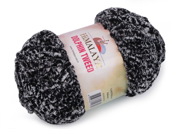 Pletací žinylková příze Dolphin Tweed 100 g